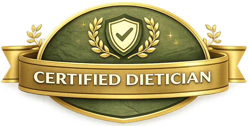 Certified Dietician Badge