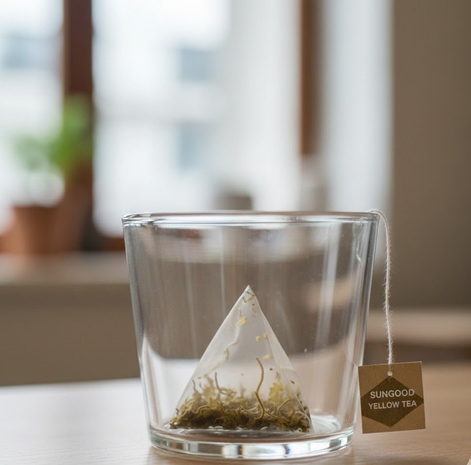 Place a Sungood Tea Bag in a Cup.