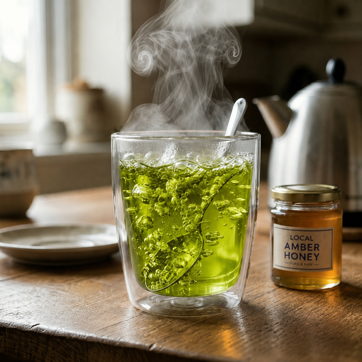 Sweeten (optional) , Remove the Tea bags & stir in sugar, honey or any sweetener, while the tea is still hot. 