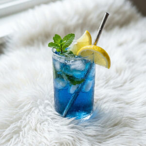 Blue Pea Flower Infusion Iced Tea
