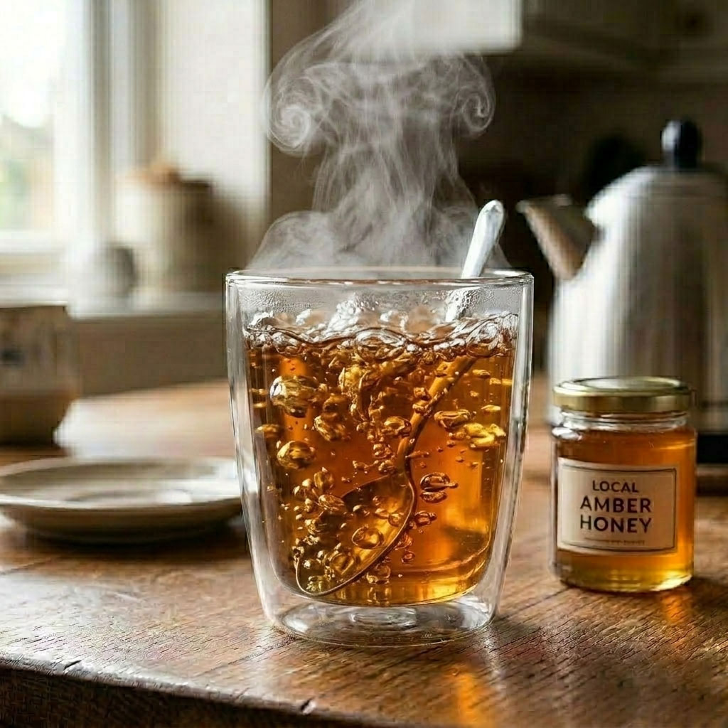 Sweeten (optional) , Remove the Tea bags & stir in sugar, honey or any sweetener, while the tea is still hot. 